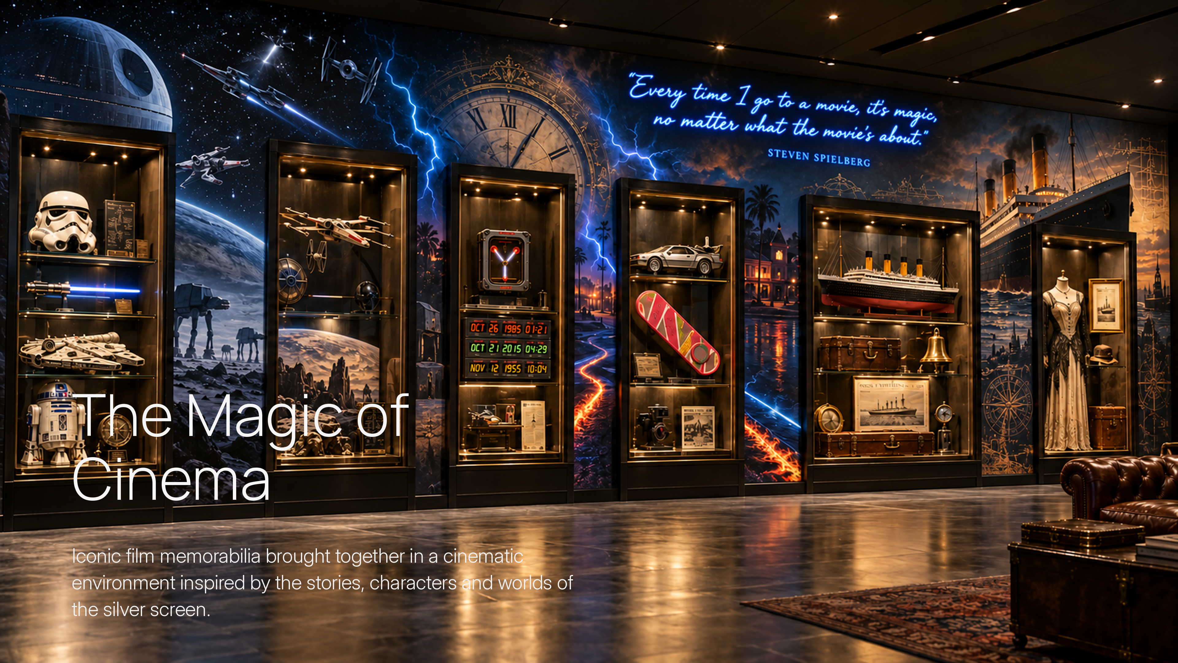 The Magic of Cinema: collection of Star Wars, Back to the Future and Titanic film memorabilia